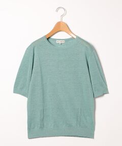SCAPA Lサイズ / スキャパエルサイズ ニット・セーター | テンダーリネンニット半袖ニット