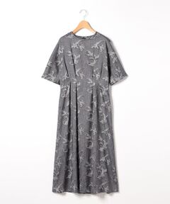 SCAPA Lサイズ / スキャパエルサイズ ドレス | リネンコットンジャカードワンピース