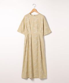 SCAPA Lサイズ / スキャパエルサイズ ドレス | リネンコットンジャカードワンピース