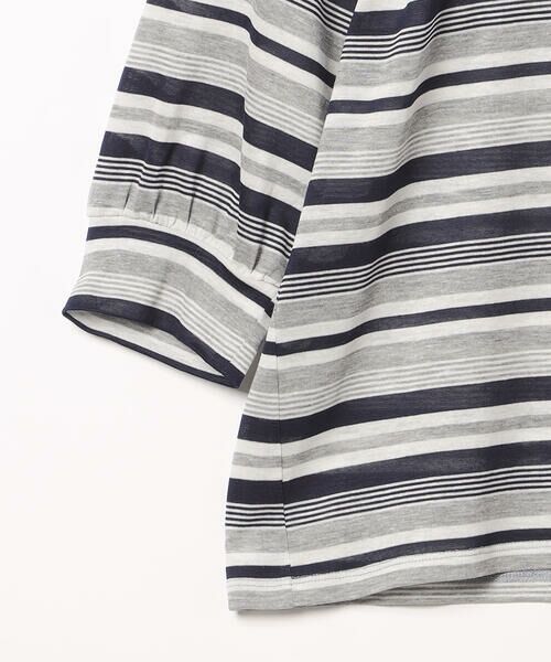 SCAPA Lサイズ / スキャパエルサイズ カットソー | トリニティボーダーラグランカットソー | 詳細8