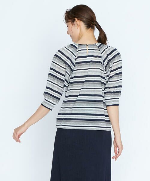 SCAPA Lサイズ / スキャパエルサイズ カットソー | トリニティボーダーラグランカットソー | 詳細2