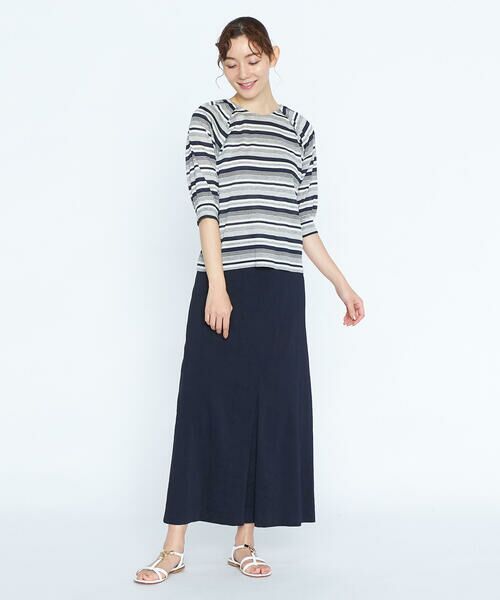 SCAPA Lサイズ / スキャパエルサイズ カットソー | トリニティボーダーラグランカットソー | 詳細3