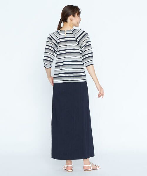 SCAPA Lサイズ / スキャパエルサイズ カットソー | トリニティボーダーラグランカットソー | 詳細5