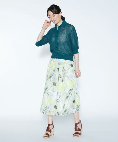 SCAPA Lサイズ / スキャパエルサイズ ニット・セーター | シアーリネンニットカーディガン | 詳細8