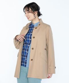 SCAPA Lサイズ / スキャパエルサイズ トレンチコート | シルキーシャンブレーコート