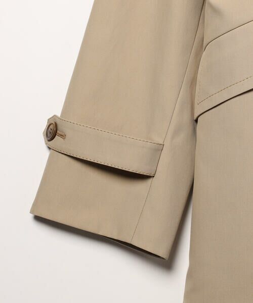 SCAPA Lサイズ / スキャパエルサイズ トレンチコート | シルキーシャンブレーコート | 詳細12