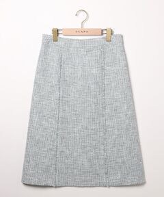 SCAPA Lサイズ / スキャパエルサイズ ミニ・ひざ丈スカート | スラブツィードスカート