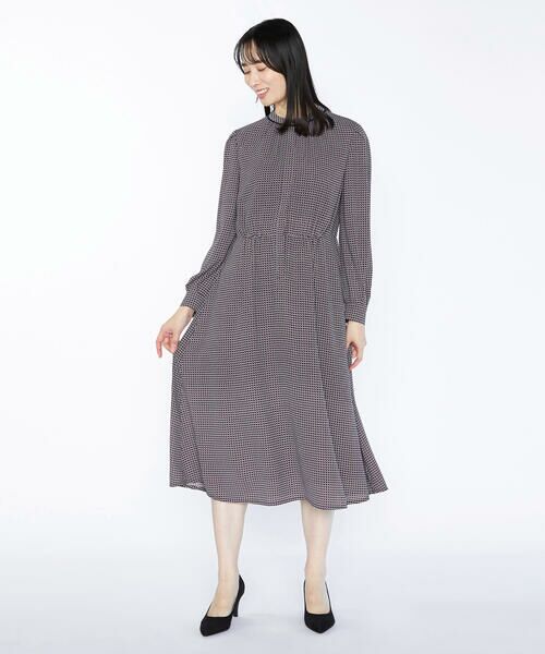 SCAPA Lサイズ / スキャパエルサイズ ドレス | ジオメトリックワンピース（ブラック）