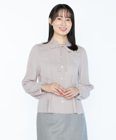 SCAPA Lサイズ / スキャパエルサイズ シャツ・ブラウス | ジオメトリック長袖ブラウス