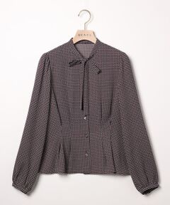 SCAPA Lサイズ / スキャパエルサイズ シャツ・ブラウス | ジオメトリック長袖ブラウス