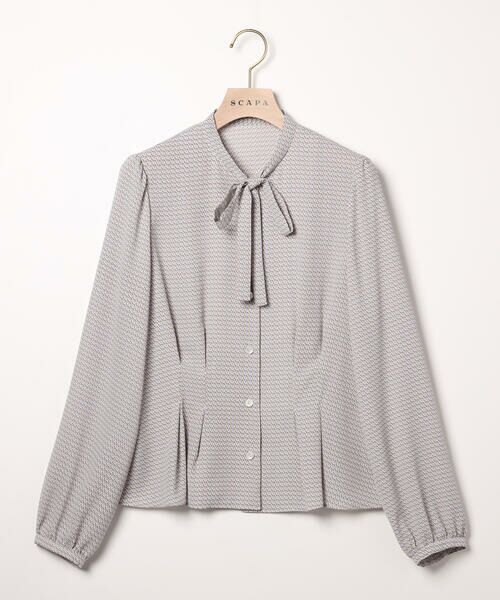 SCAPA Lサイズ / スキャパエルサイズ シャツ・ブラウス | ジオメトリック長袖ブラウス | 詳細5