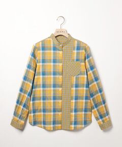 SCAPA Lサイズ / スキャパエルサイズ シャツ・ブラウス | チェックパッチワークブラウス