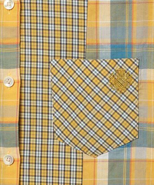 SCAPA Lサイズ / スキャパエルサイズ シャツ・ブラウス | チェックパッチワークブラウス | 詳細12