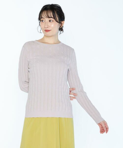 SCAPA Lサイズ / スキャパエルサイズ ニット・セーター | ベレケーブルプルオーバー | 詳細15