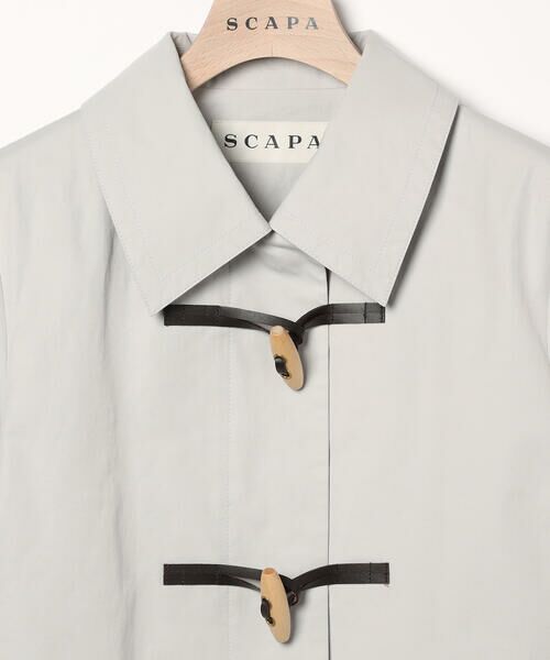 SCAPA Lサイズ / スキャパエルサイズ トレンチコート | エアリーツイルコート | 詳細7