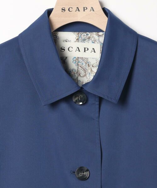 SCAPA Lサイズ / スキャパエルサイズ トレンチコート | マットストレッチステンカラーコート | 詳細2