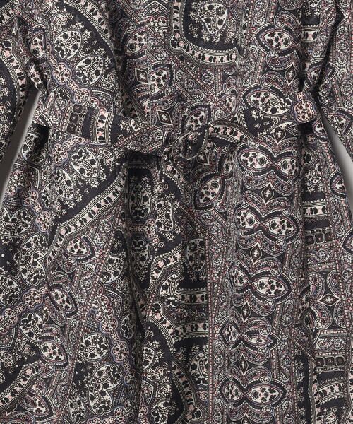 SCAPA Lサイズ / スキャパエルサイズ ドレス | ジャカードサラサ六分袖ワンピース | 詳細8