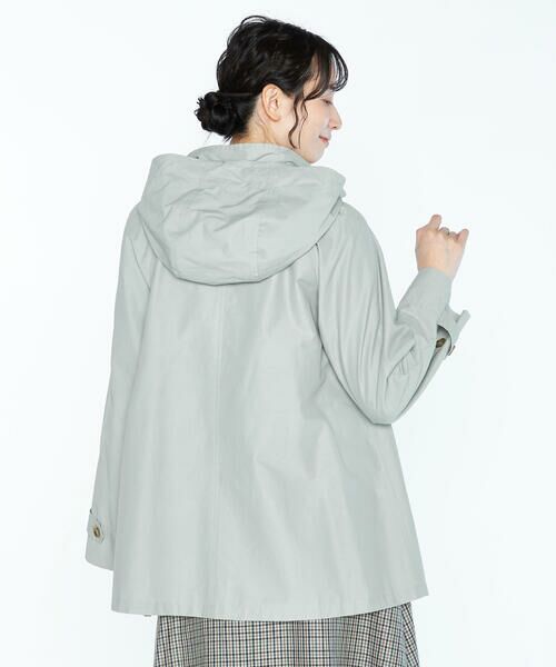 SCAPA Lサイズ / スキャパエルサイズ トレンチコート | コットンタッサーフード付きコート | 詳細8