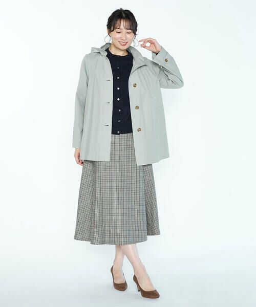 SCAPA Lサイズ / スキャパエルサイズ トレンチコート | コットンタッサーフード付きコート | 詳細9