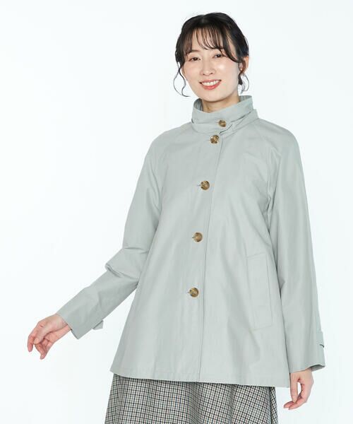 SCAPA Lサイズ / スキャパエルサイズ トレンチコート | コットンタッサーフード付きコート | 詳細12