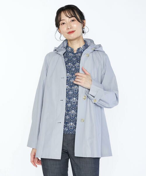 SCAPA Lサイズ / スキャパエルサイズ トレンチコート | コットンタッサーフード付きコート | 詳細17