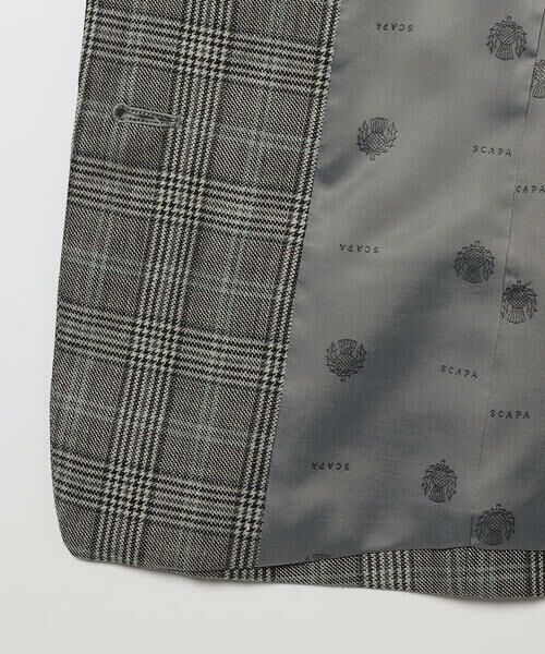 SCAPA Lサイズ / スキャパエルサイズ テーラードジャケット | ムーンチェックツィードジャケット | 詳細13