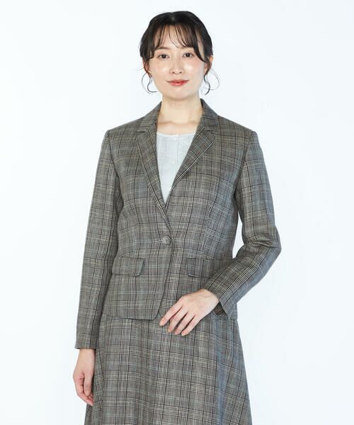 SCAPA Lサイズ / スキャパエルサイズ テーラードジャケット | ムーンチェックツィードジャケット | 詳細14