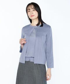 シャインニットカーディガン