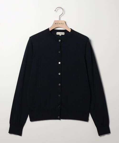 SCAPA Lサイズ / スキャパエルサイズ ニット・セーター | コットンハイゲージカーディガンニット | 詳細4