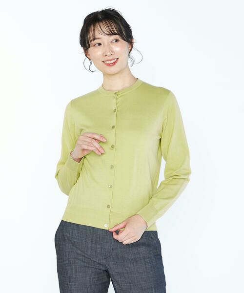 SCAPA Lサイズ / スキャパエルサイズ ニット・セーター | コットンハイゲージカーディガンニット | 詳細7