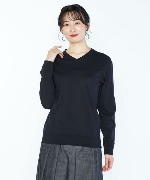 SCAPA Lサイズ / スキャパエルサイズ ニット・セーター | コットンハイゲージプルオーバーニット | 詳細2