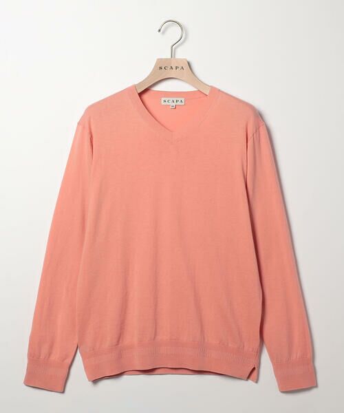 SCAPA Lサイズ / スキャパエルサイズ ニット・セーター | コットンハイゲージプルオーバーニット | 詳細12