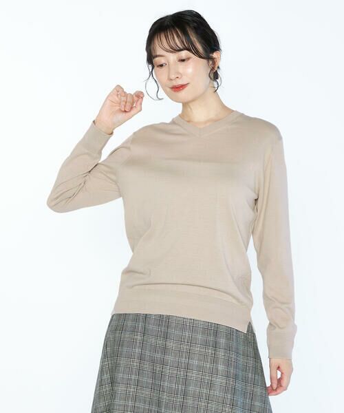 SCAPA Lサイズ / スキャパエルサイズ ニット・セーター | コットンハイゲージプルオーバーニット | 詳細15