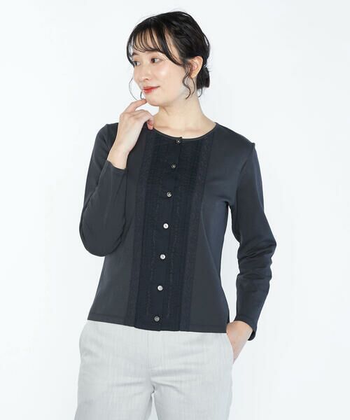 SCAPA Lサイズ / スキャパエルサイズ カットソー | エンブロコンビジャージカーディガンカットソー | 詳細2