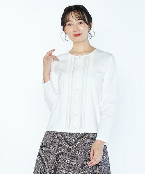 SCAPA Lサイズ / スキャパエルサイズ カットソー | エンブロコンビジャージカーディガンカットソー | 詳細9