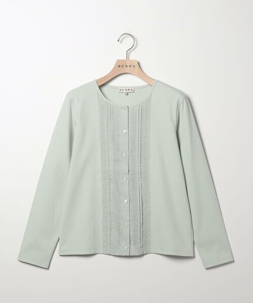 SCAPA Lサイズ / スキャパエルサイズ カットソー | エンブロコンビジャージカーディガンカットソー | 詳細13