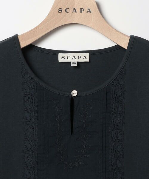 SCAPA Lサイズ / スキャパエルサイズ カットソー | エンブロコンビジャージプルオーバーカットソー | 詳細2