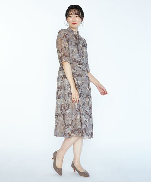 SCAPA Lサイズ / スキャパエルサイズ ドレス | サラサペーズリーワンピース | 詳細6