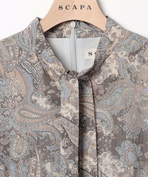 SCAPA Lサイズ / スキャパエルサイズ ドレス | サラサペーズリーワンピース | 詳細2