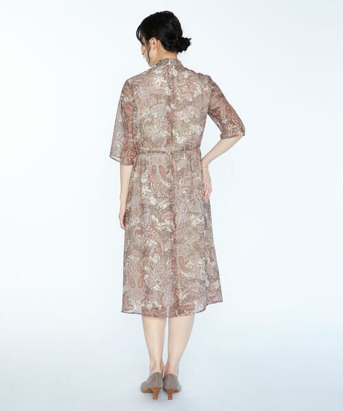 SCAPA Lサイズ / スキャパエルサイズ ドレス | サラサペーズリーワンピース | 詳細8