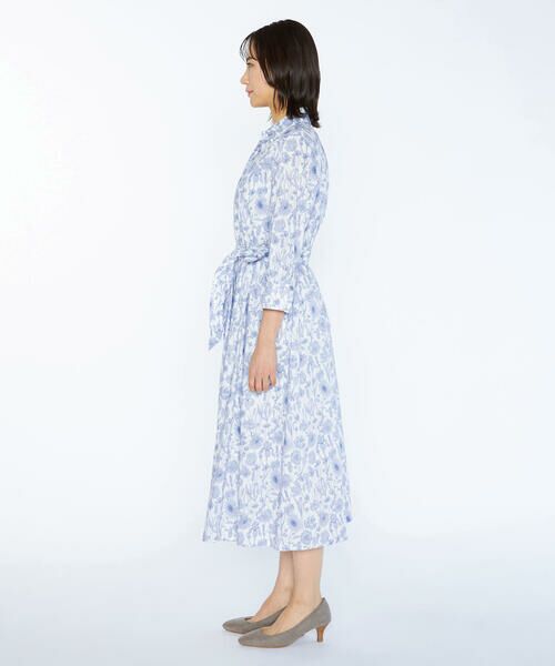 SCAPA Lサイズ / スキャパエルサイズ ドレス | Ｌｉｂｅｒｔｙ　Ｐｒｉｎｔモノフラワーワンピース | 詳細1