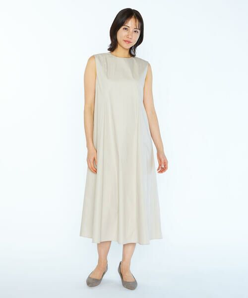 SCAPA Lサイズ/スキャパエルサイズ クリアタイプライターワンピース グレー 46 SCAPA Lサイズ/スキャパエルサイズ クリアタイプライターワンピース グレー 46
