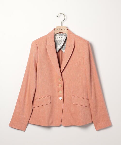 SCAPA Lサイズ / スキャパエルサイズ テーラードジャケット | リネンコットンストレッチジャケット | 詳細11