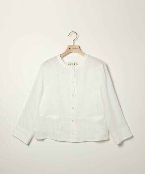 SCAPA Lサイズ / スキャパエルサイズ テーラードジャケット | フロレンスリネンジャケット | 詳細12