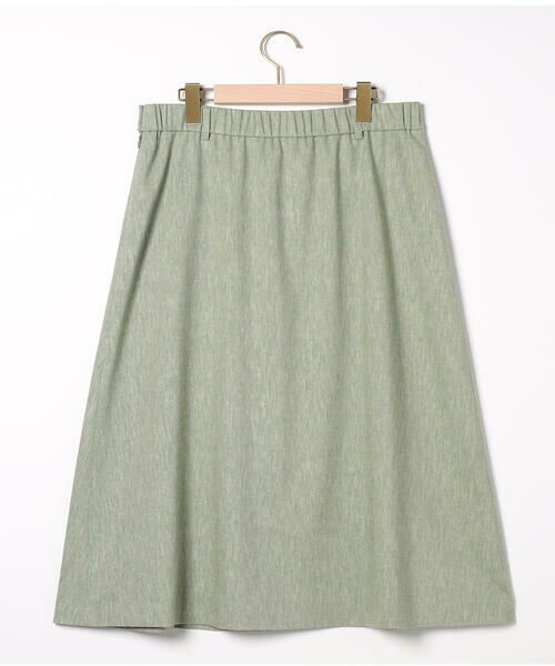 SCAPA Lサイズ / スキャパエルサイズ ミニ・ひざ丈スカート | リネンコットンストレッチスカート | 詳細6