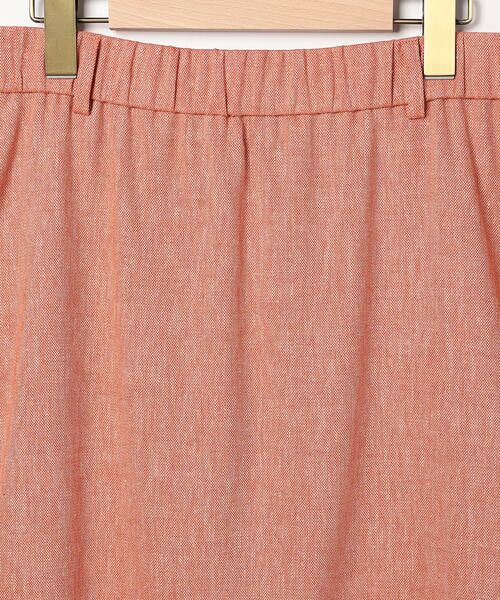 SCAPA Lサイズ / スキャパエルサイズ ミニ・ひざ丈スカート | リネンコットンストレッチスカート | 詳細11