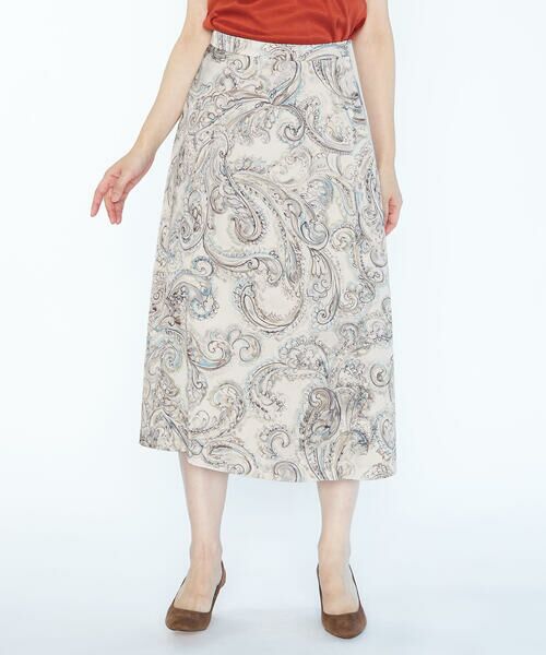 SCAPA Lサイズ / スキャパエルサイズ ミニ・ひざ丈スカート | ビンダペーズリースカート（ライトグリーン）