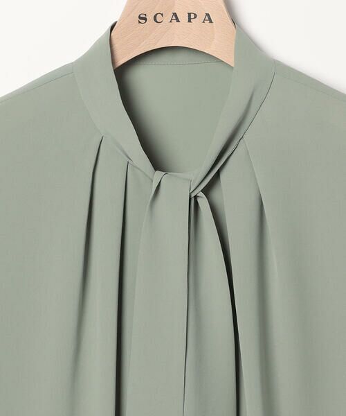SCAPA Lサイズ / スキャパエルサイズ シャツ・ブラウス | ソフトツイルボータイブラウス | 詳細2