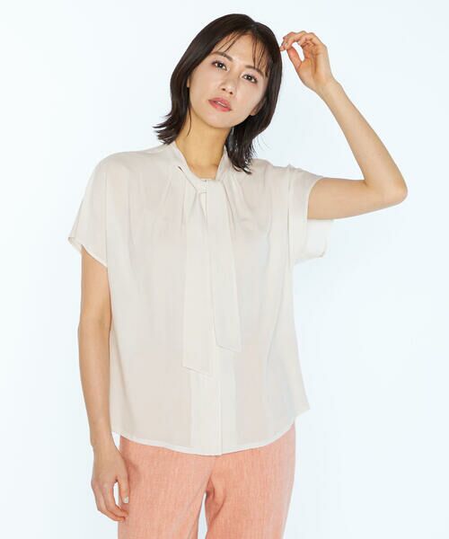 SCAPA Lサイズ / スキャパエルサイズ シャツ・ブラウス | ソフトツイルボータイブラウス | 詳細12
