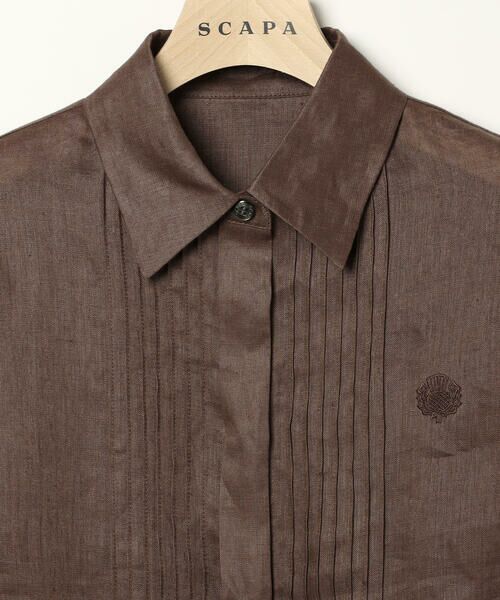 SCAPA Lサイズ / スキャパエルサイズ シャツ・ブラウス | フロレンスリネンブラウス | 詳細7